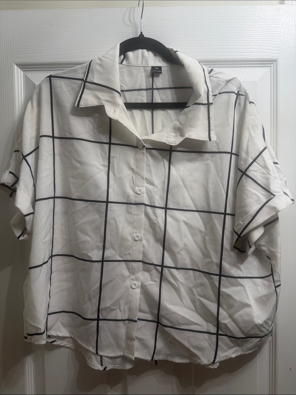Shein Cropped Blouse 1X